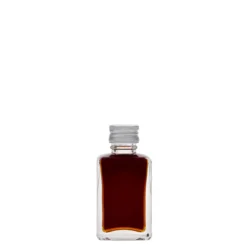 Bottiglia di vetro da 30 ml 'Tamme', quadrata, bocca: PP 18