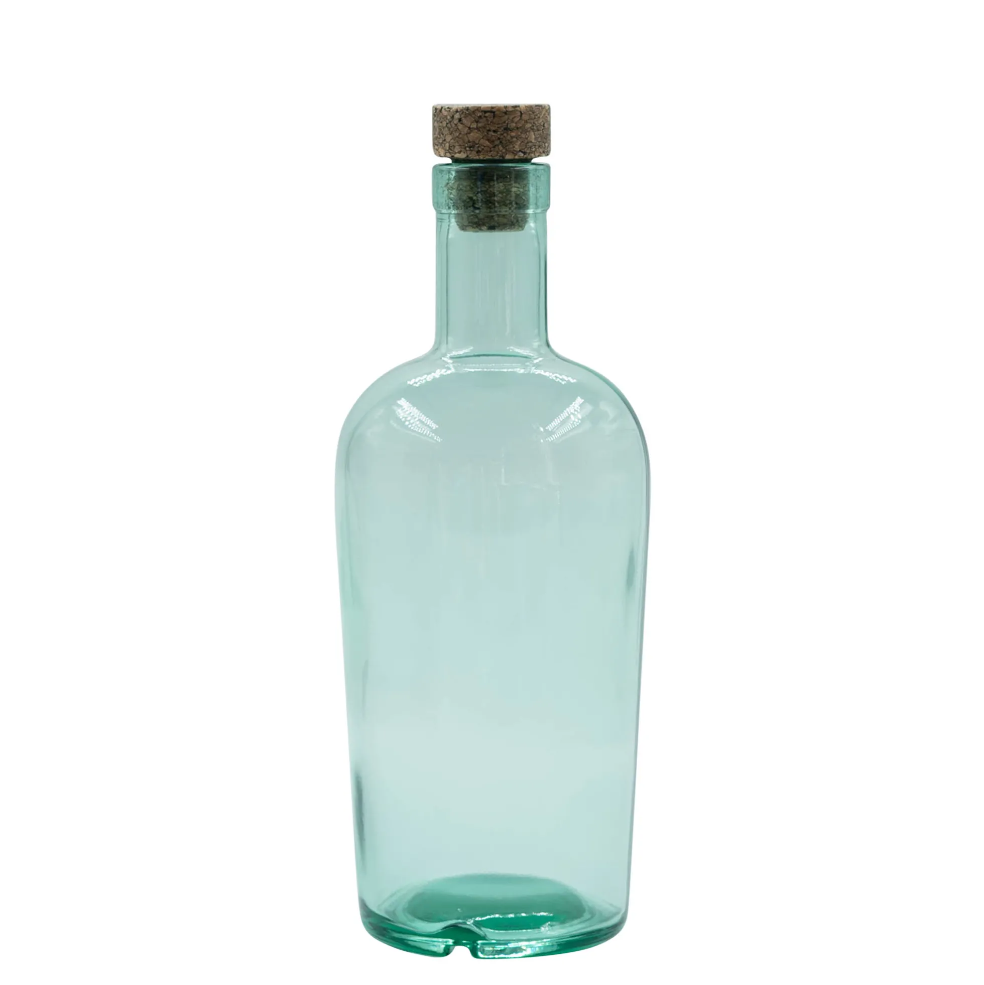 Bottiglia di vetro da 700 ml 'Teo Light', bocca: sughero