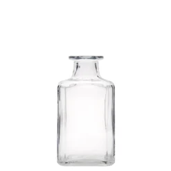 Bottiglia di vetro da 250 ml 'Torben', quadrata, bocca: sughero