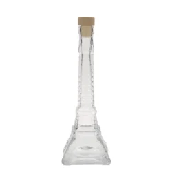 Bottiglia di vetro da 200 ml 'Torre Eiffel', bocca: sughero