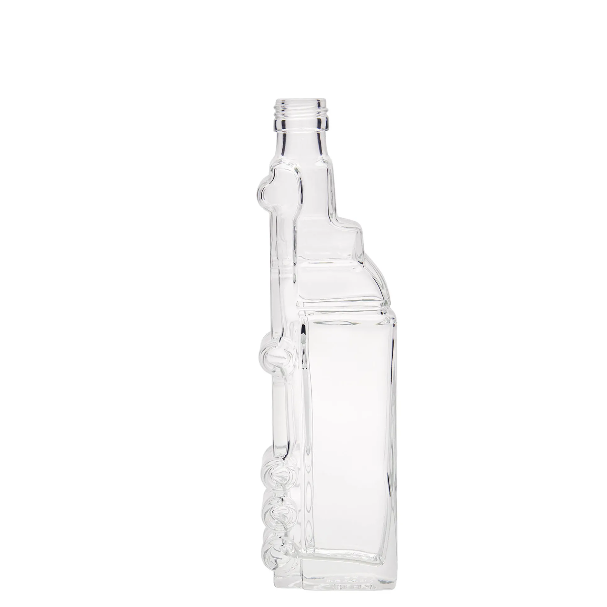 Bottiglia di vetro da 200 ml 'Truck', bocca: PP 25