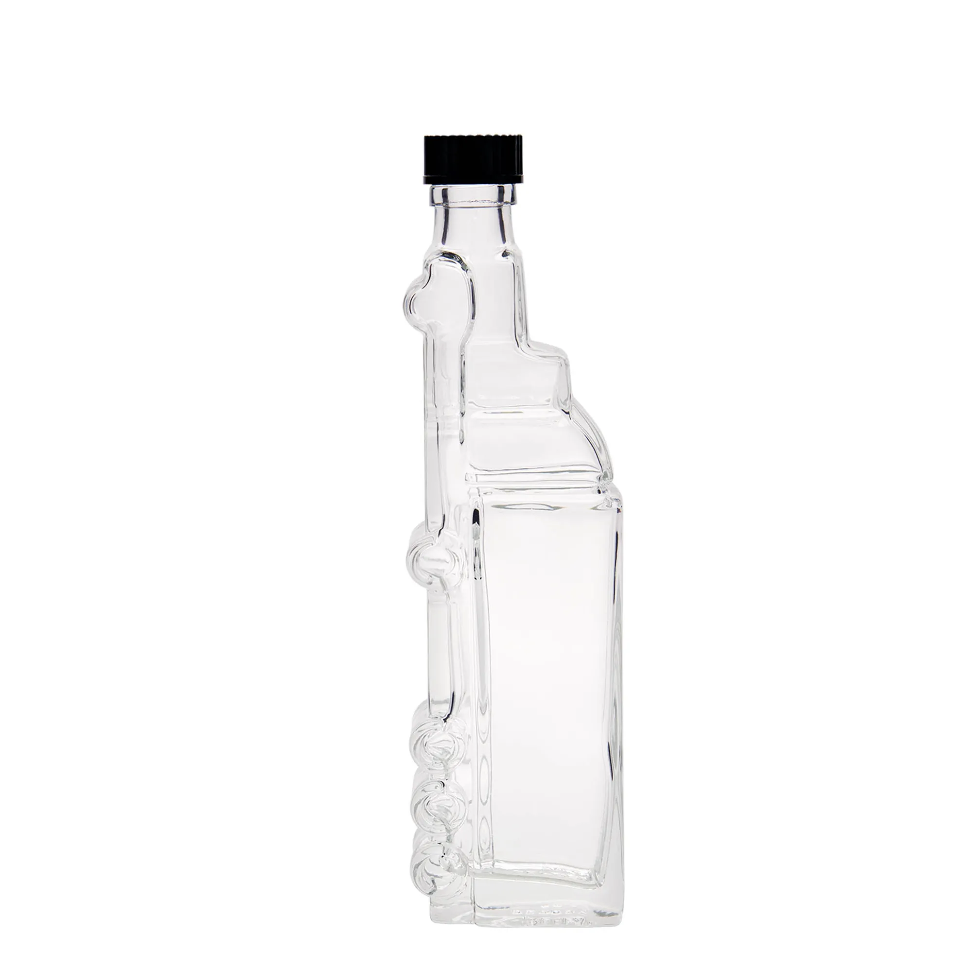 Bottiglia di vetro da 200 ml 'Truck', bocca: PP 25