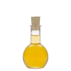 Bottiglia di vetro da 100 ml 'Tulipano', bocca: sughero