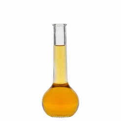 Bottiglia di vetro da 200 ml 'Tulipano', bocca: tappo di sughero