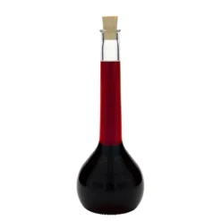 Bottiglia di vetro da 500 ml 'Tulipano', bocca: sughero