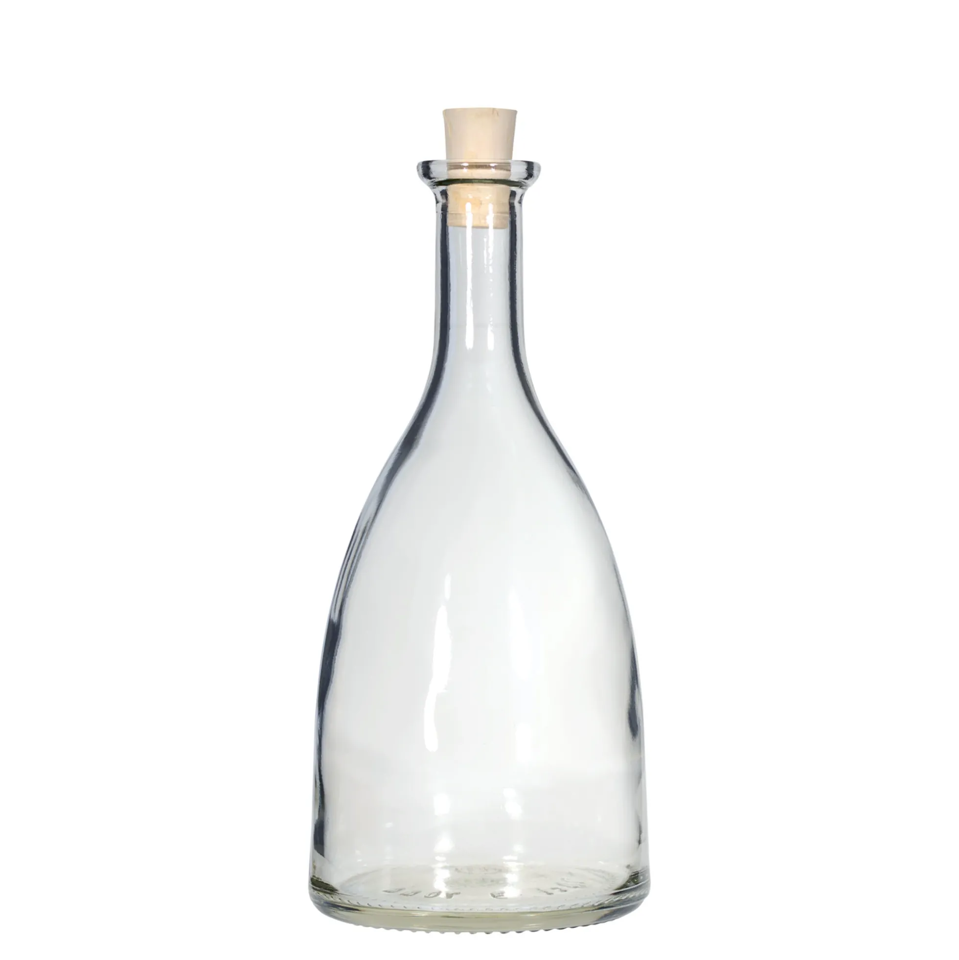Bottiglia di vetro da 700 ml 'Viola', bocca: sughero