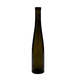 Bottiglia di vetro da 375 ml 'Weinschlegel', verde antico, bocca: sughero