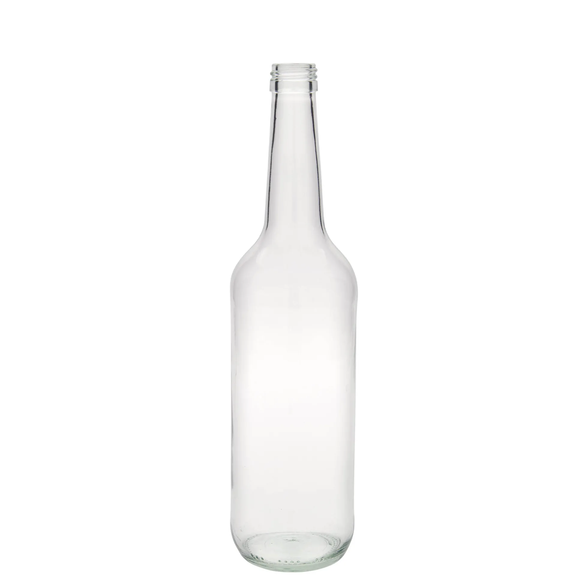 Bottiglia di vetro 700 ml, collo dritto, bocca: PP 28