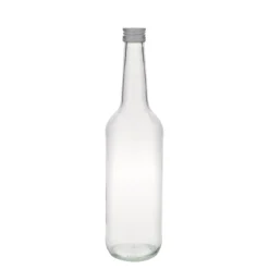 Bottiglia di vetro 700 ml, collo dritto, bocca: PP 28