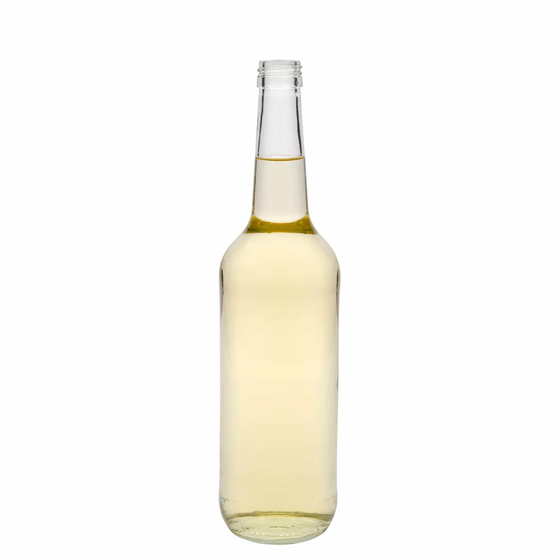 Bottiglia di vetro 700 ml, collo dritto, bocca: PP 28