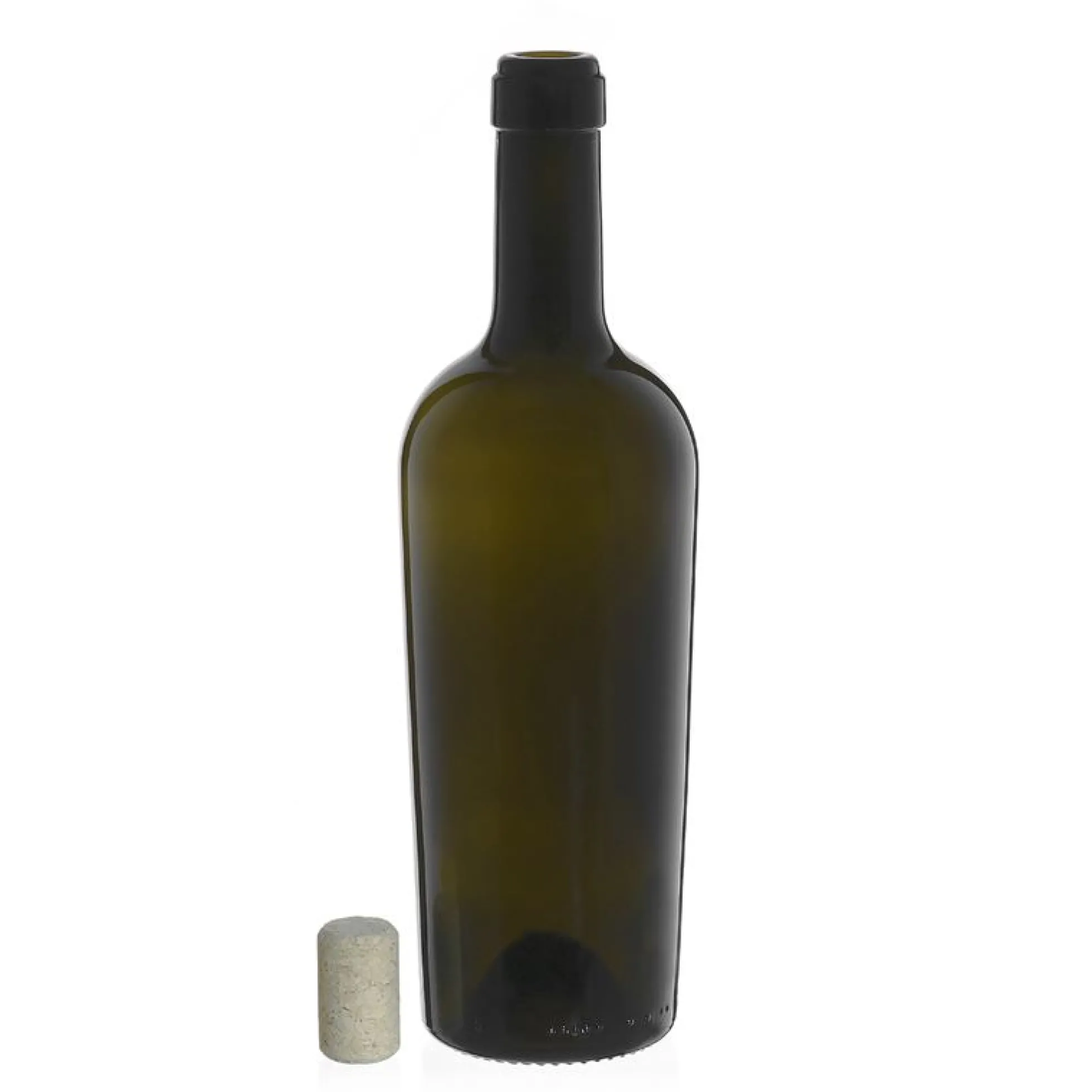 Bottiglia di vino da 750 ml 'Imperiale', verde antico, bocca: sughero