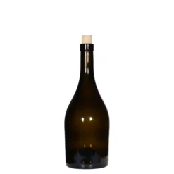 Bottiglia di vino 750 ml 'Exclusive', verde antico, bocca: sughero