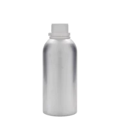 Bottiglia in alluminio da 625 ml, metallo, argento, bocca: DIN 32