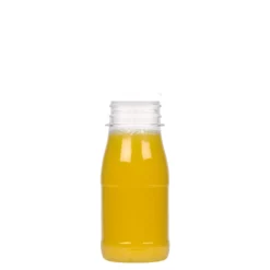 Bottiglia in PET da 150 ml 'Milk and Juice', plastica, bocca: 38 mm