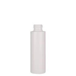 Bottiglia in plastica da 100 ml 'Pipe', HDPE, bianca, bocca: 24/410