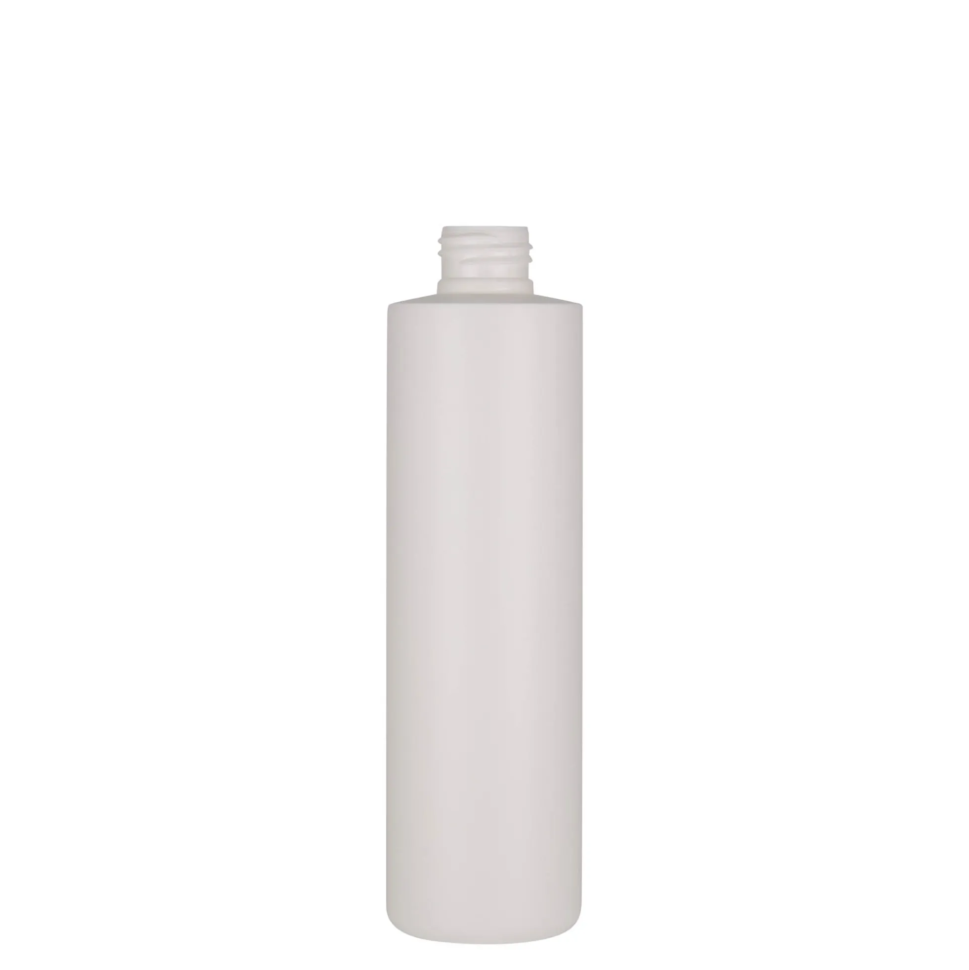 Bottiglia in plastica da 250 ml 'Pipe', HDPE verde, bianca, bocca: 24/410