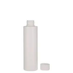 Bottiglia in plastica da 150 ml 'Pipe', HDPE, bianca, bocca: 24/410