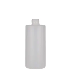 Bottiglia in plastica da 300 ml 'Pipe', HDPE, bianca, bocca: 24/410