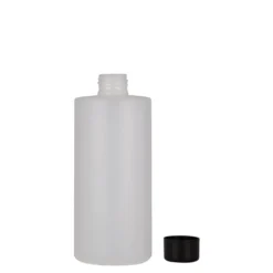Bottiglia in plastica da 300 ml 'Pipe', HDPE, bianca, bocca: 24/410
