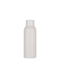 Bottiglia in plastica da 100 ml 'Tuffy', HDPE, bianca, bocca: 24/410