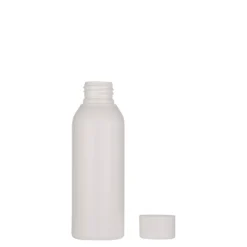 Bottiglia in plastica da 100 ml 'Tuffy', HDPE, bianca, bocca: 24/410