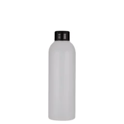 Bottiglia in plastica da 200 ml 'Tuffy', HDPE, naturale, bocca: 24/410