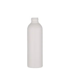 Bottiglia in plastica da 200 ml 'Tuffy', HDPE, bianca, bocca: 24/410