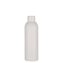Bottiglia in plastica da 200 ml 'Tuffy', HDPE, bianca, bocca: 24/410