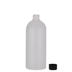 Bottiglia in plastica da 500 ml 'Tuffy', HDPE, naturale, bocca: 24/410