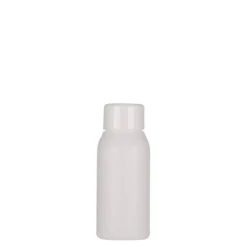 Bottiglia in plastica da 50 ml 'Tuffy', HDPE, bianca, bocca: 24/410