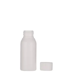 Bottiglia in plastica da 50 ml 'Tuffy', HDPE, bianca, bocca: 24/410