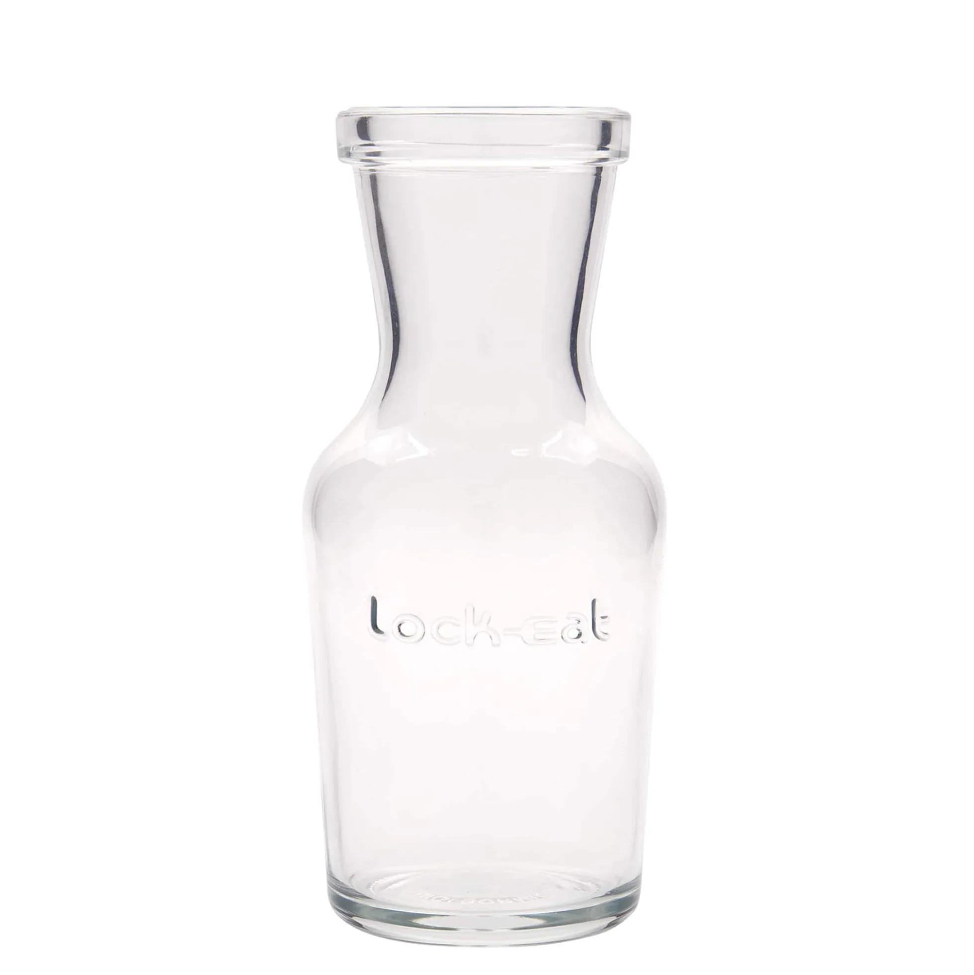 Bottiglia in vetro da 500 ml 'Lock-Eat', bocca: chiusura a gancio metallico