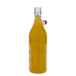 Bottiglia in vetro da 1.000 ml Moresca, apertura: chiusura a leva