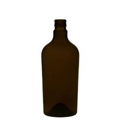 Bottiglia per aceto/olio da 750 ml 'Oleum', vetro, verde antico, bocca: DOP