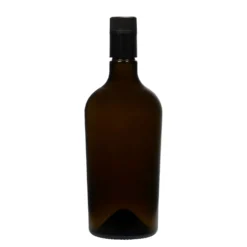 Bottiglia per aceto/olio da 750 ml 'Oleum', vetro, verde antico, bocca: DOP