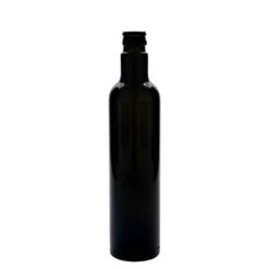 Bottiglia per aceto/olio 'Willy New' 500 ml, vetro, verde antico, bocca: DOP