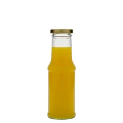 Bottiglia per salsa da 200 ml, vetro, bocca: Twist-Off (TO 43)
