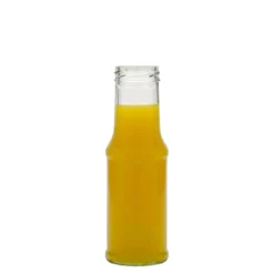 Bottiglia per salsa da 200 ml, vetro, bocca: Twist-Off (TO 43)