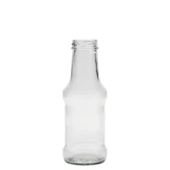 Bottiglia per salsa da 250 ml, vetro, bocca: Twist-Off (TO 38)