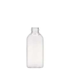 Bottiglia PET da 50 ml 'Iris', ovale, plastica, bocca: 20/410