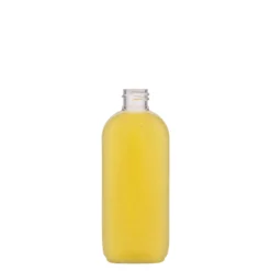 Bottiglia PET da 100 ml 'Iris', ovale, plastica, bocca: 20/410