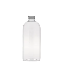 Bottiglia PET da 250 ml 'Iris', ovale, plastica, bocca: 24/410