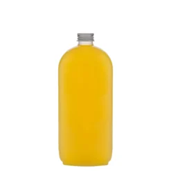 Bottiglia PET da 500 ml 'Iris', ovale, plastica, bocca: 24/410