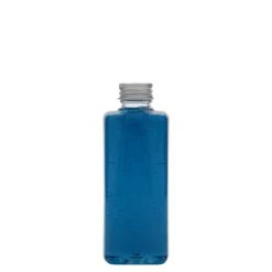 Bottiglia PET da 200 ml 'Karl', quadrata, plastica, bocca: 24/410