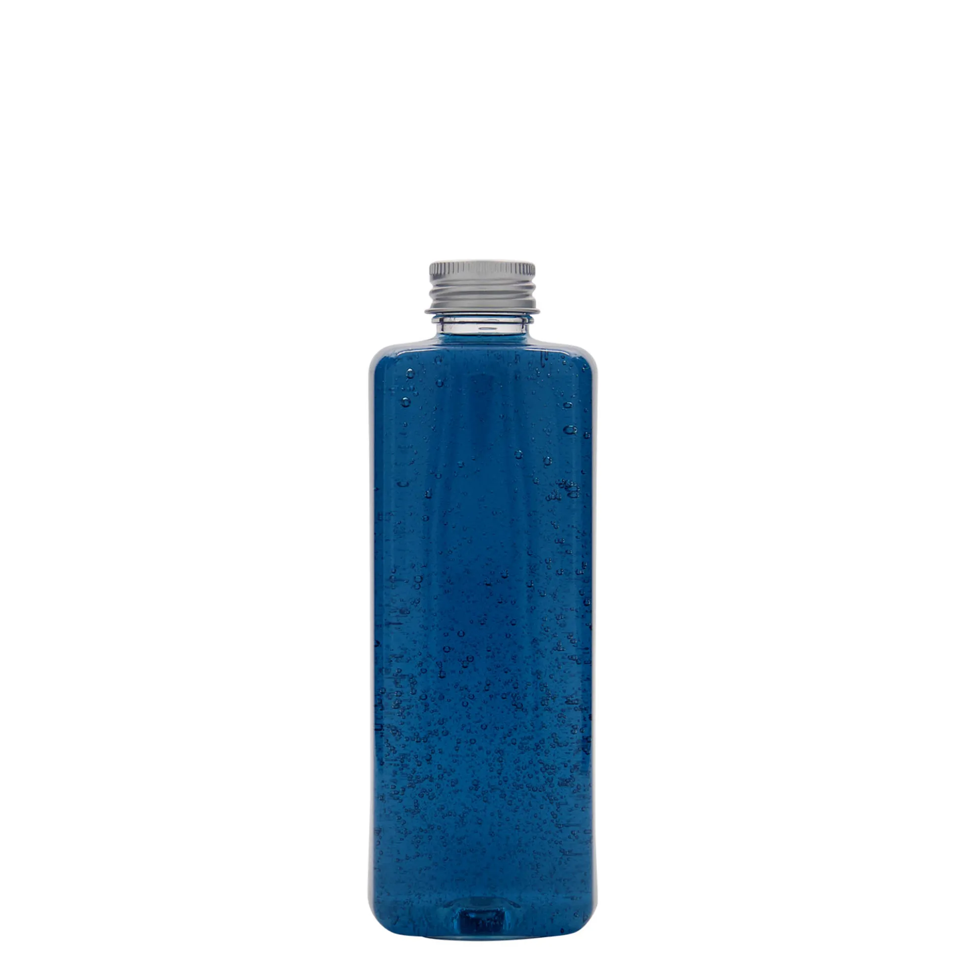 Bottiglia PET da 300 ml 'Karl', quadrata, plastica, bocca: 24/410