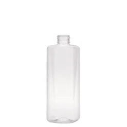 Bottiglia PET da 300 ml 'Karl', quadrata, plastica, bocca: 24/410