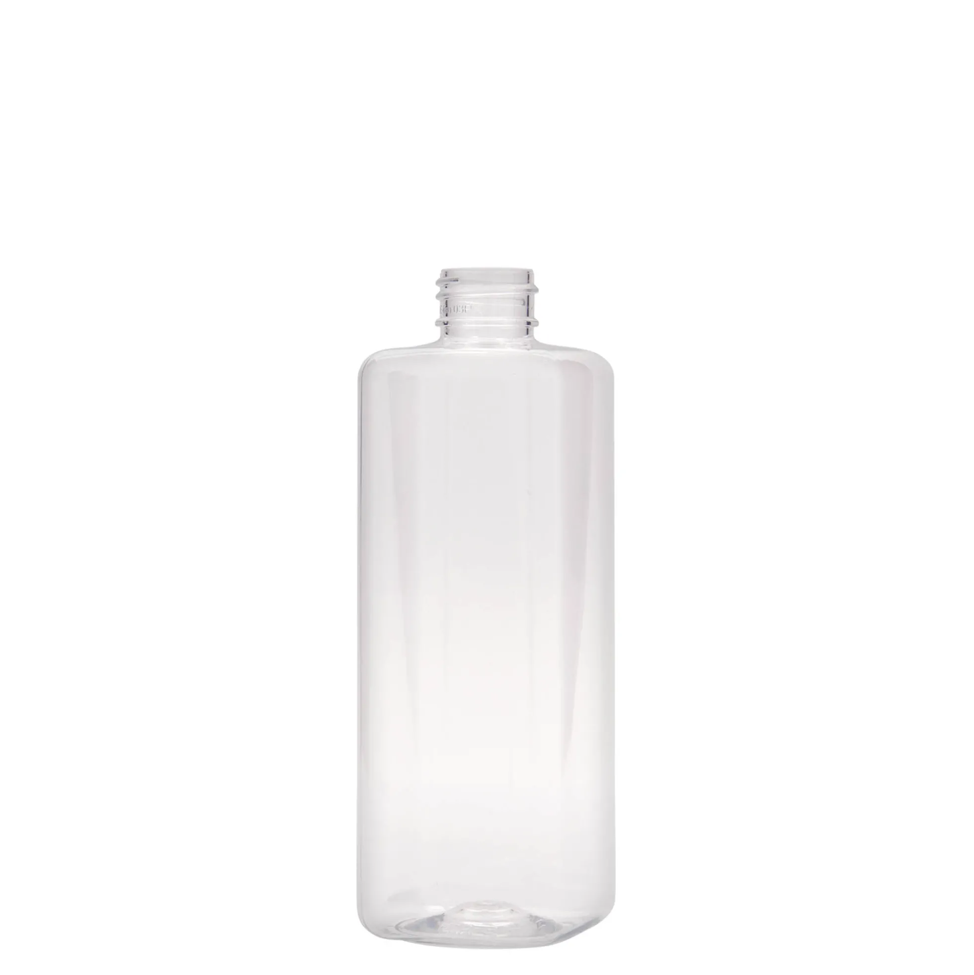 Bottiglia PET da 300 ml 'Karl', quadrata, plastica, bocca: 24/410
