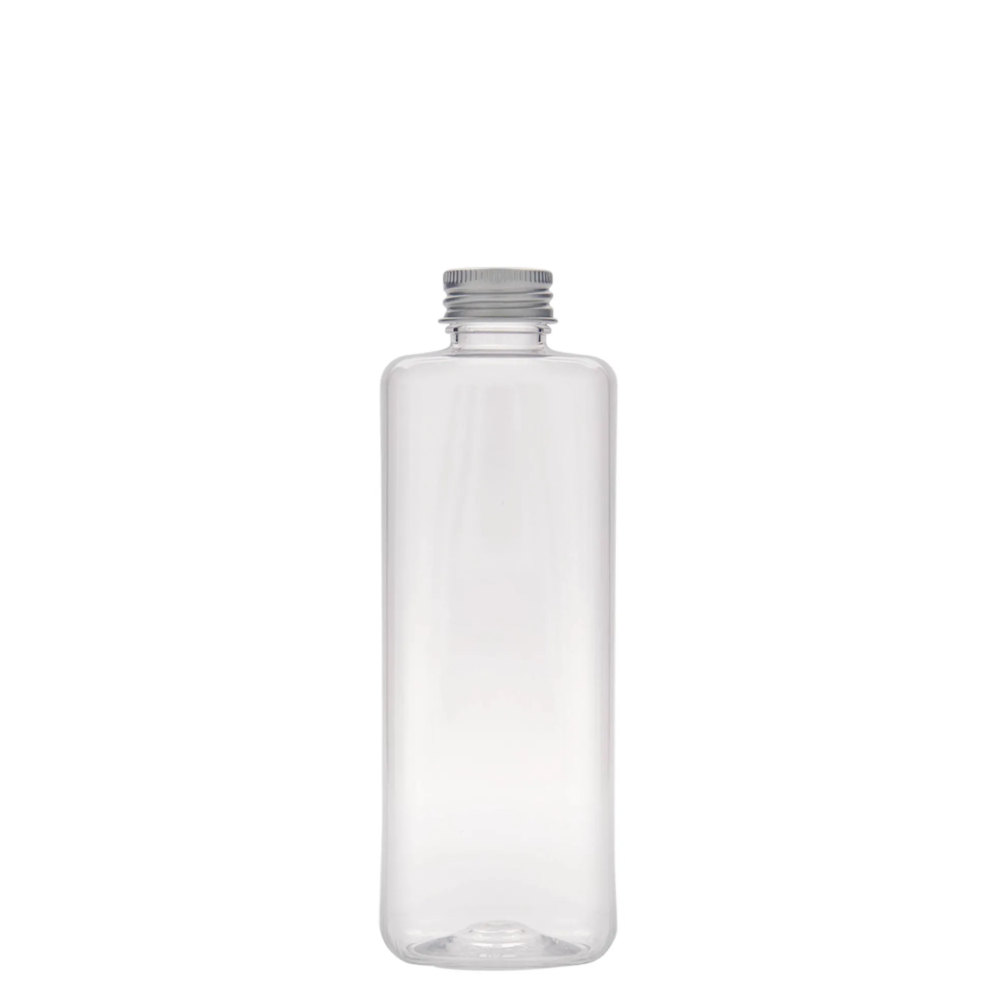 Bottiglia PET da 300 ml 'Karl', quadrata, plastica, bocca: 24/410