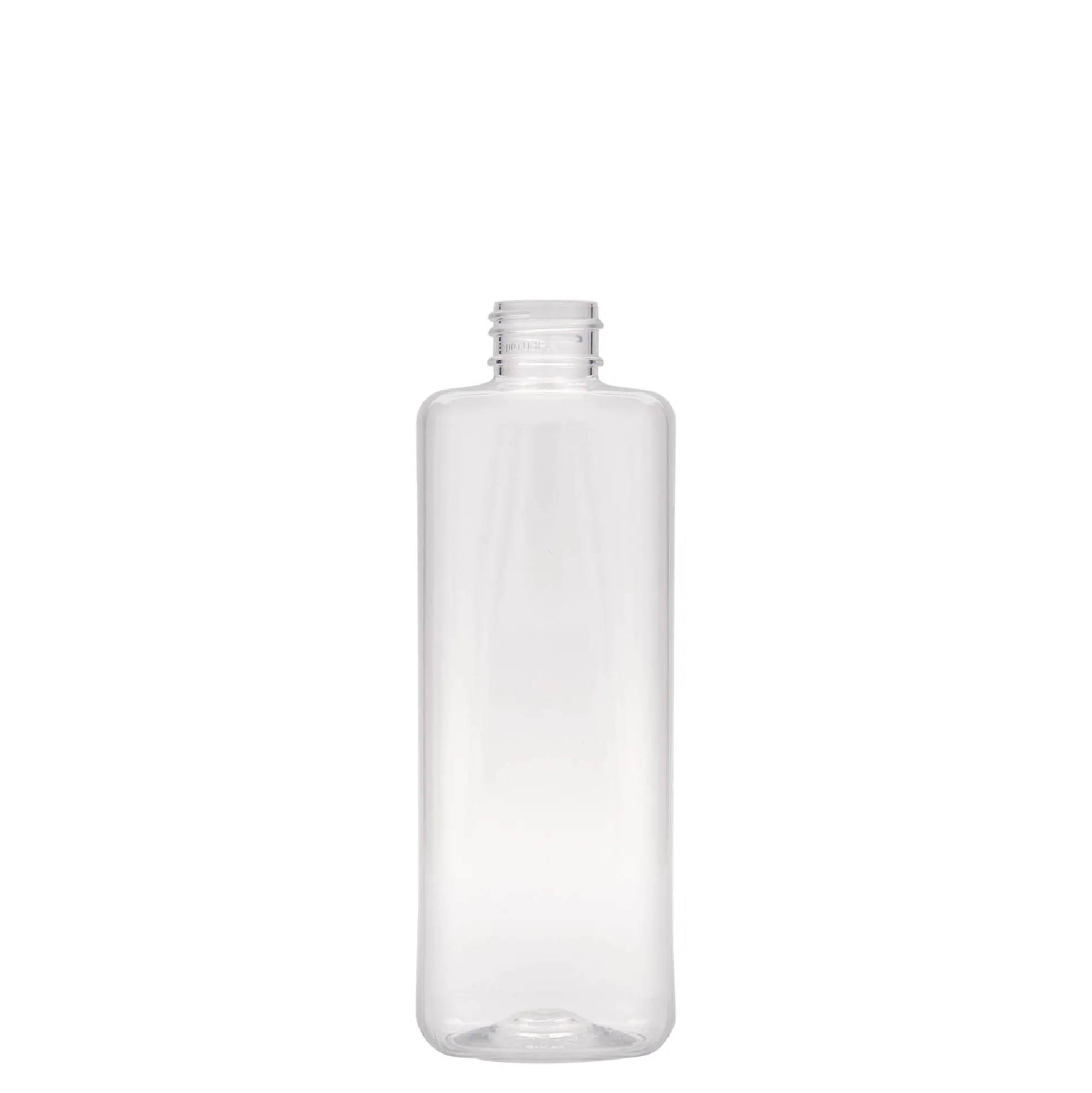 Bottiglia PET da 300 ml 'Karl', quadrata, plastica, bocca: 24/410