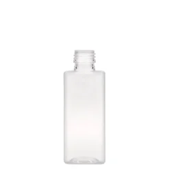 Bottiglia PET da 250 ml 'Karl', quadrata, plastica, bocca: PP 28